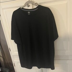 Athletic Works Black Short Sleeve Men's Tee-3X. Dri works shirt